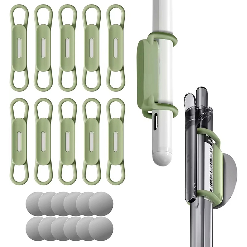 Tablet Pencil Accessories - Magnetischer Stifthalter Tablet-Touchpen-Clip Multifunktionaler Silikon-Stiftständer Verstellbar