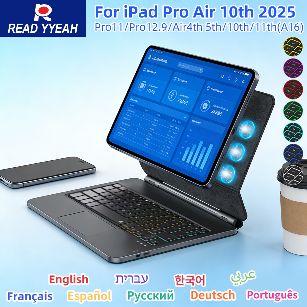 Tablet Keyboard Case - Magische Tastatur mit Touchpad für iPad