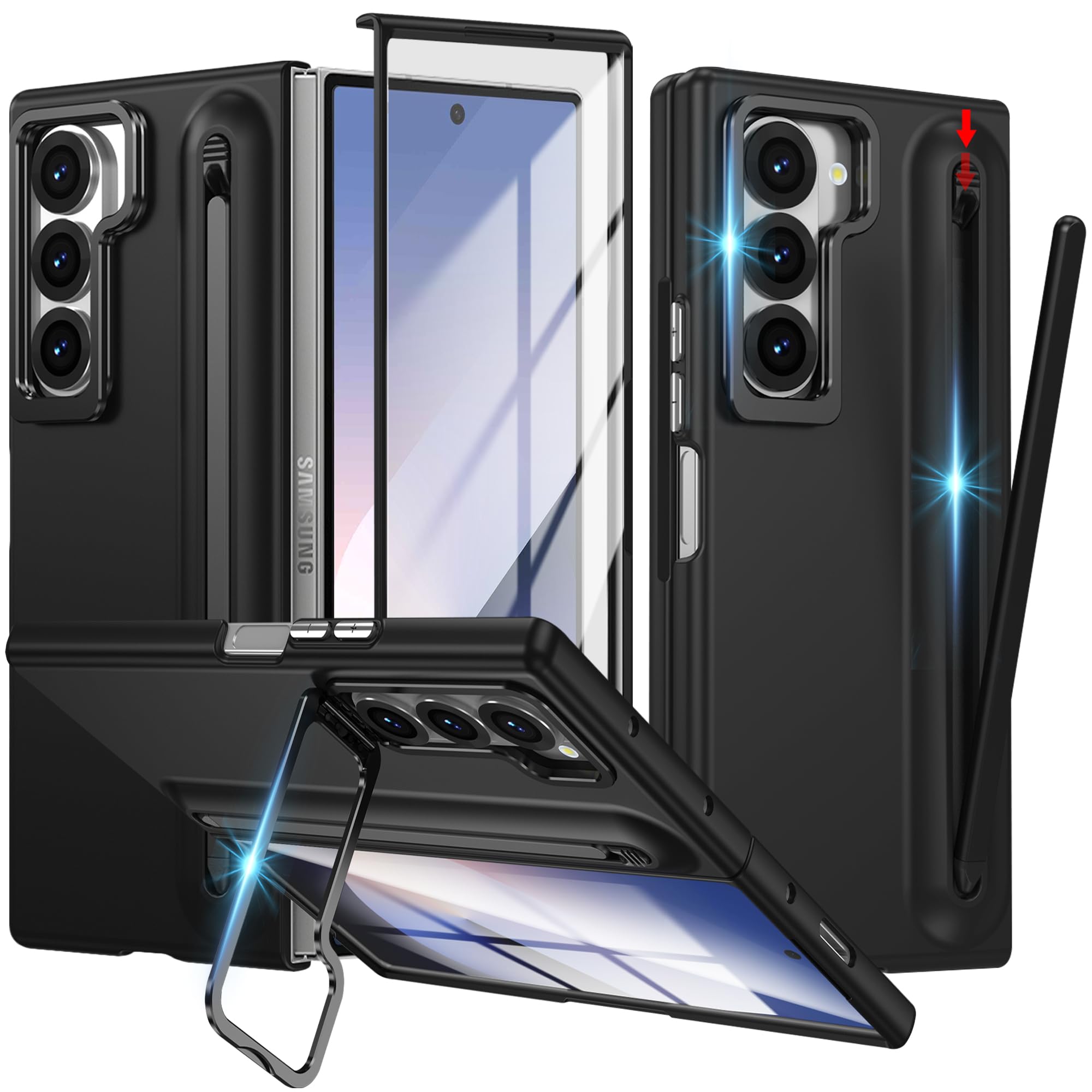 Windows Tablet Accessories - Metall-Linsenhalter-Telefonabdeckung für Samsung Galaxy Z Fold