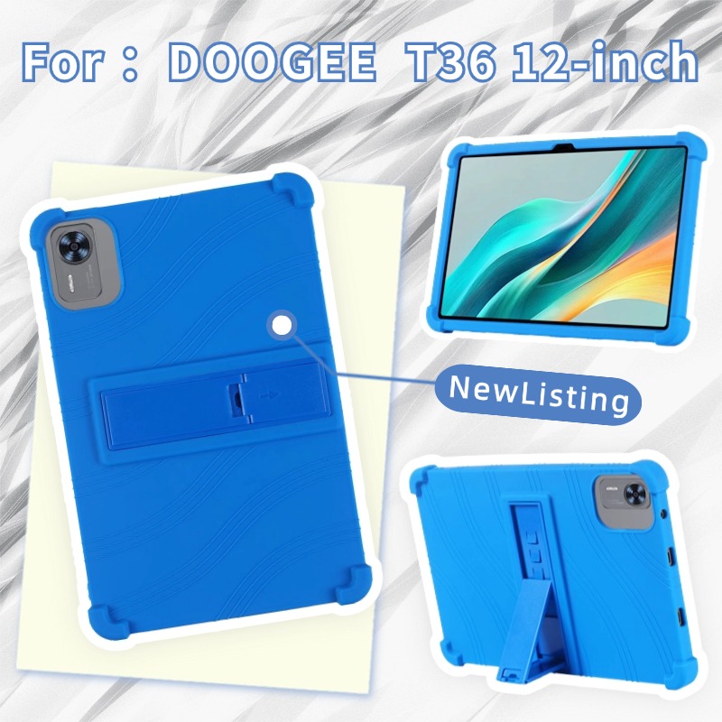 Doogee Tablet Accessories - Silikonhülle für DOOGEE T36 12-Zoll-Tablets, PC-Hülle,