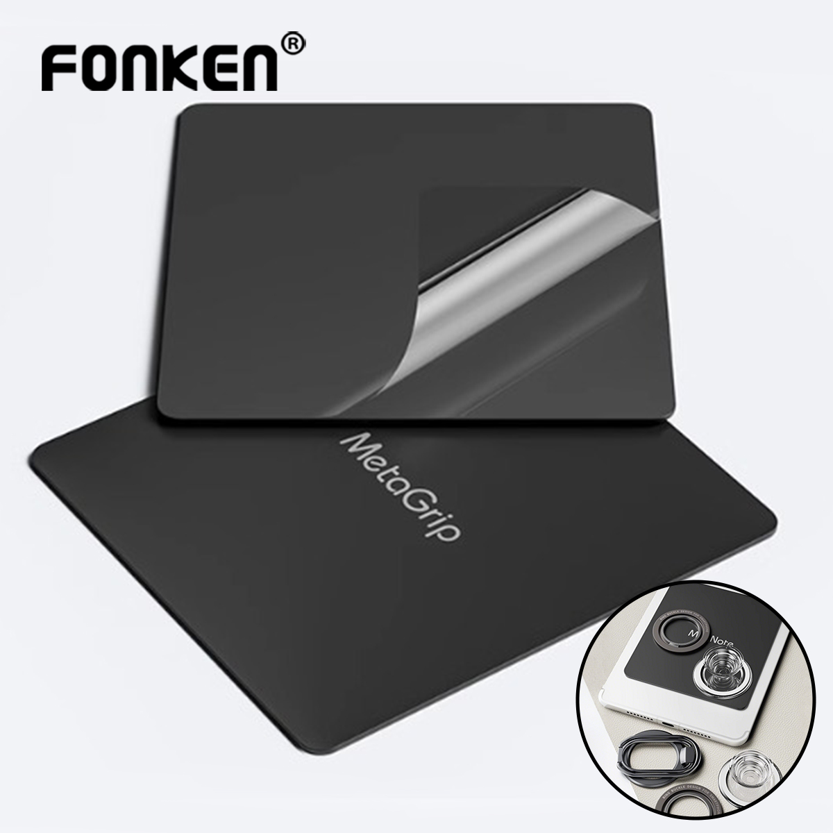 Tablet Accessories For Reading - Universelle magnetische Klebeplatte für iPad/Tablet, freihändiger