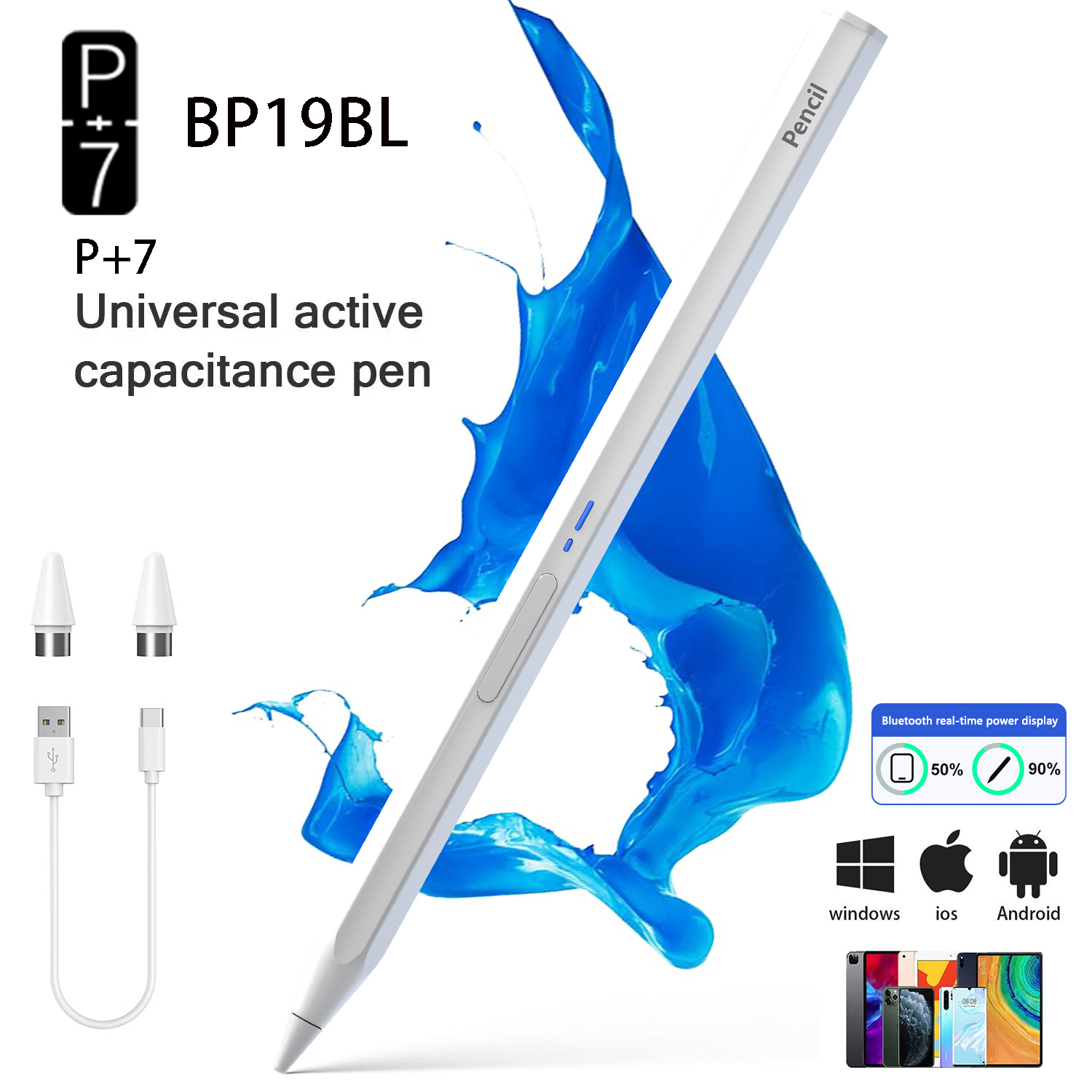 Tablet Drawing Accessories - P+7 Universeller Sechskant-Stift für Tablet Android