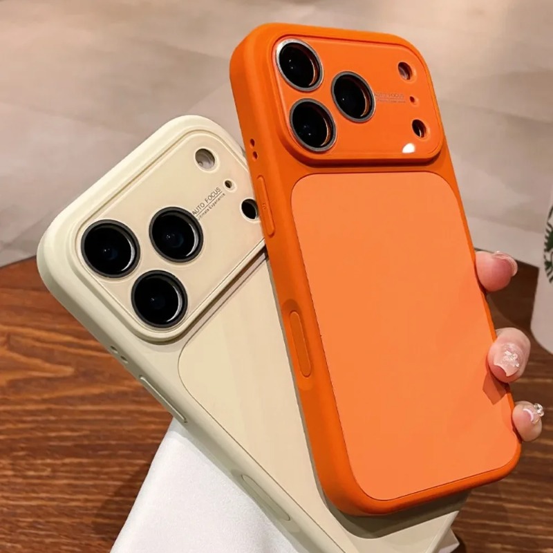 Screen Protector Matte - Luxuriöse Matte Einfarbige Flüssig-Silikonhülle für iPhone