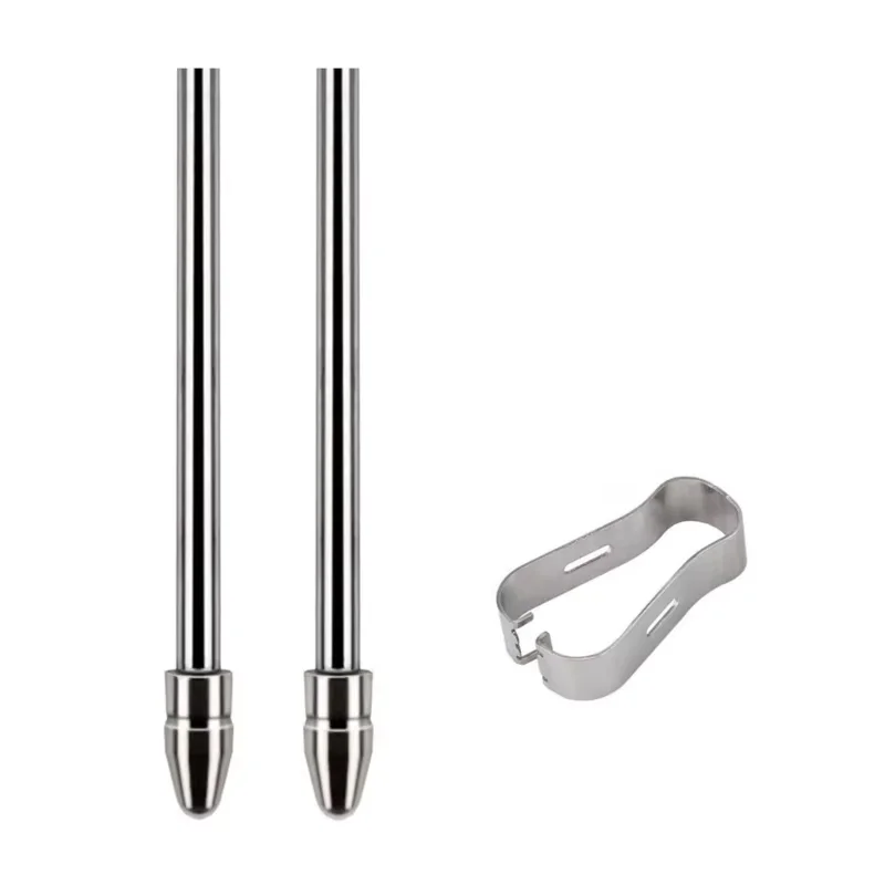 Tablet Drawing Accessories - Tablet-Stiftspitze Verschleißfest Ersatz-Stylus-Spitze aus Titanlegierung Silber