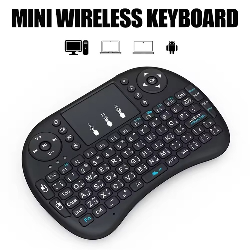 Windows Tablet Accessories - Mini-Wireless-Tastatur, 2,4 GHz, ohne Hintergrundbeleuchtung, Maus,