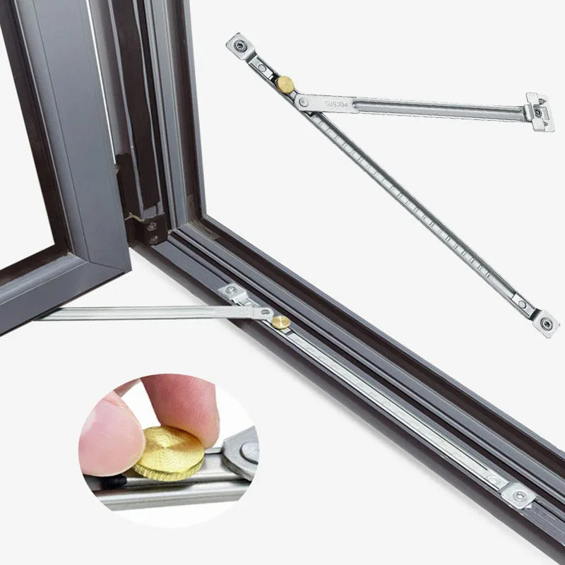 Windows Tablet Accessories - Langlebiger Schiebefensterbegrenzer, winddichter Klammerstopper, Kindersicherheitsschlösser, Fensterunterstützung,