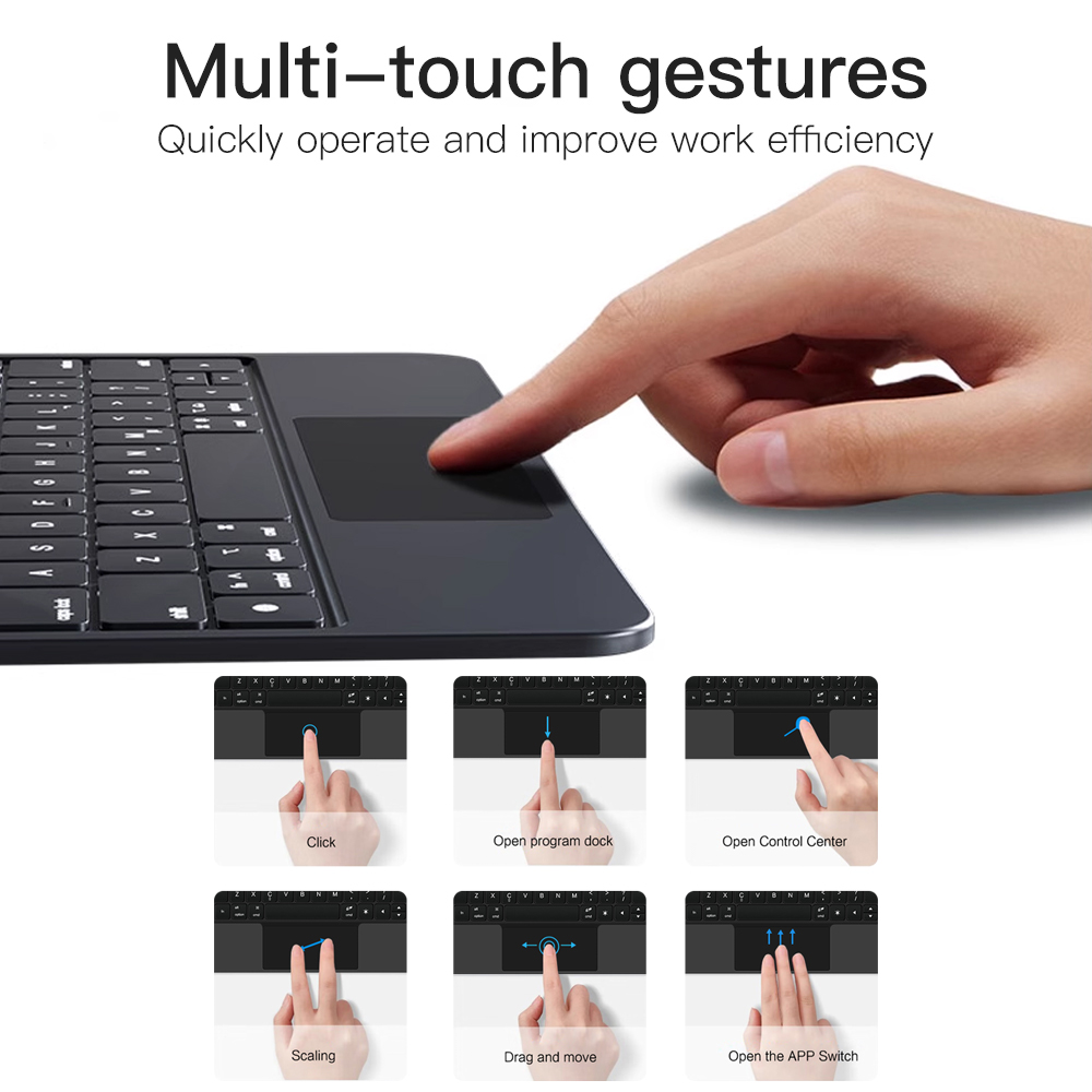 Magische Tastatur mit Touchpad – Tablet Keyboard Case Bewertung und Preis