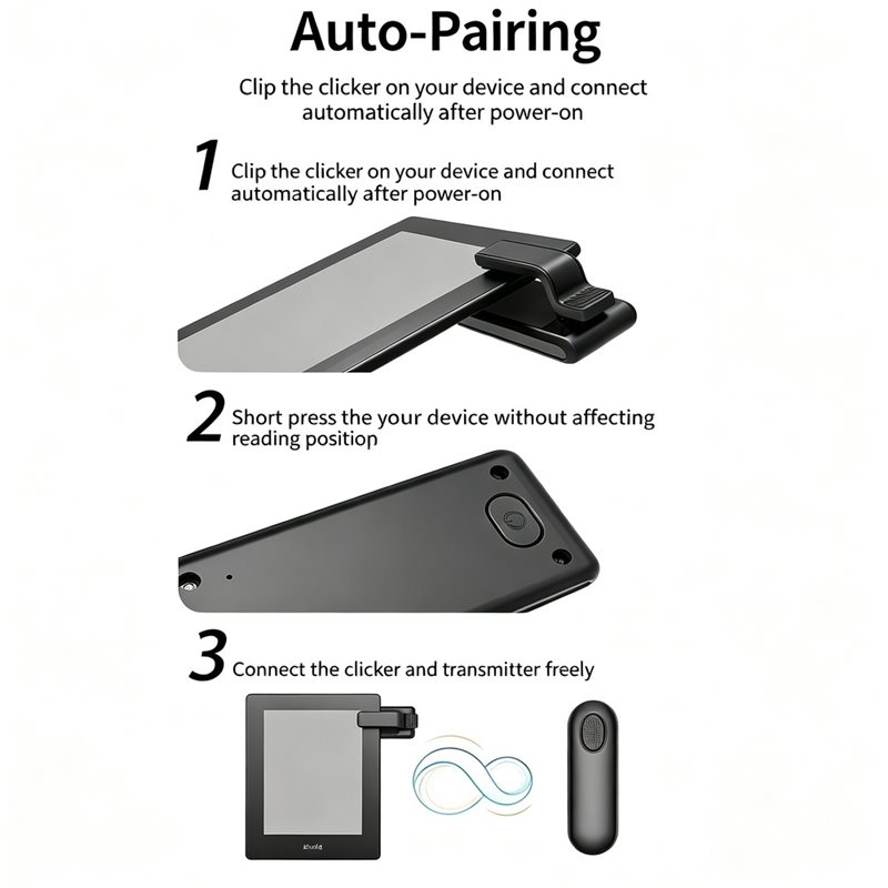 DTB7 Clip-on Bluetooth-Seitenw – Tablet Accessories For Reading Bewertung und Preis