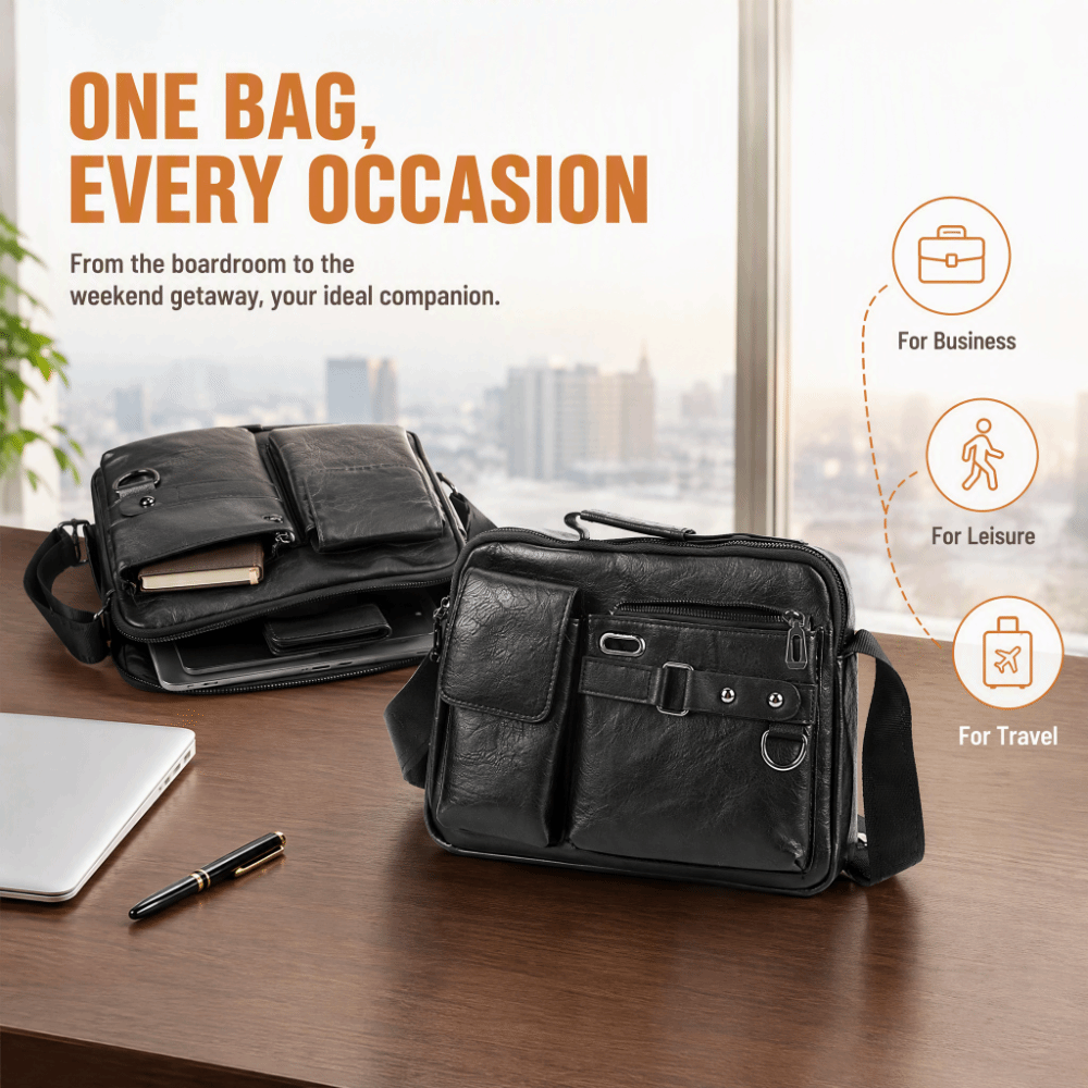 Verstellbare PU-Arbeitstasche  – Tablet Shoulder Bag Bewertung und Preis