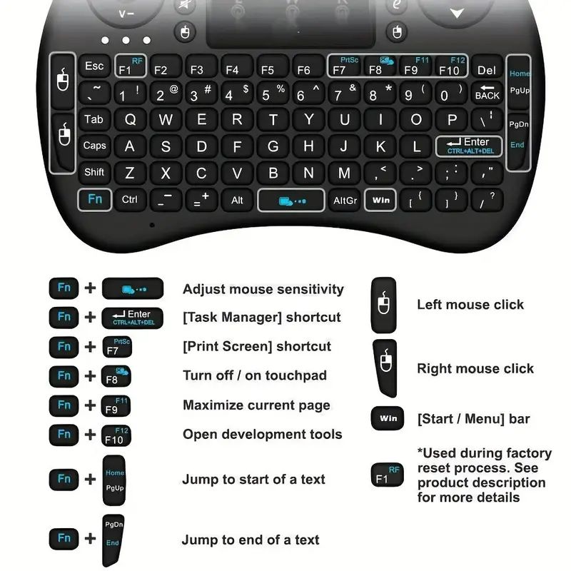 Mini-Wireless-Tastatur, 2,4 GH – Windows Tablet Accessories Bewertung und Preis